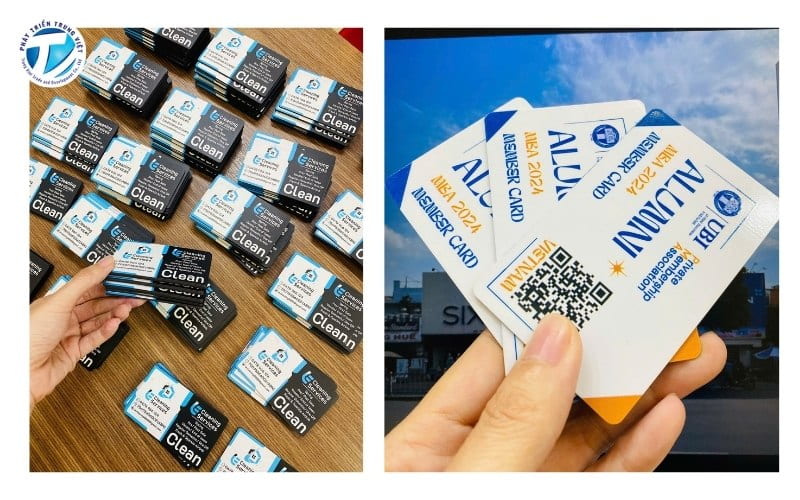 In nhanh các loại card: card visit, thẻ thành viên, thẻ dân cư...